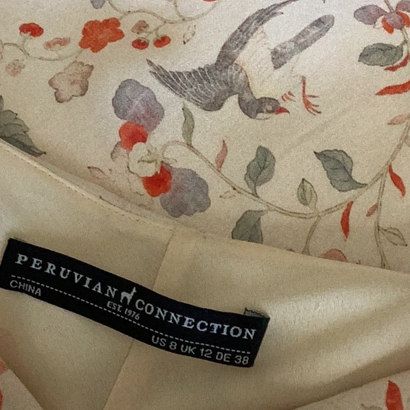 Peruvian Connection Ivory Trancoso Slip Dress - Picture 6 of 8